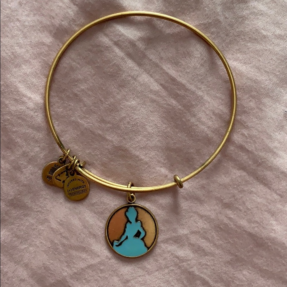 Alex and Ani Cinderella silhouette charm - gold